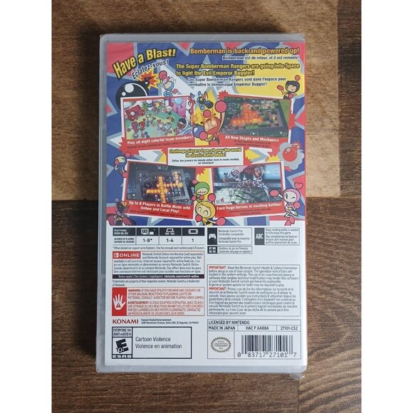 Super Bomberman R (Nintendo Switch) New SEALED - Picture 2 of 2